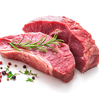 Productos de origen animal: carne, ovoproductos, mariscos, productos lácteos
