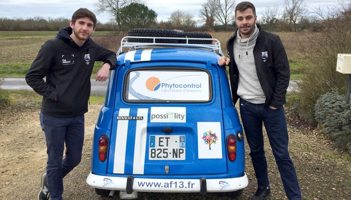 Phytocontrol partenaire du sport et de la culture : Raid 4L Trophy 2018