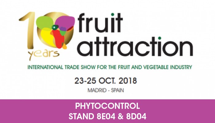 Phytocontrol participe au 10 ans du salon Fruit attraction