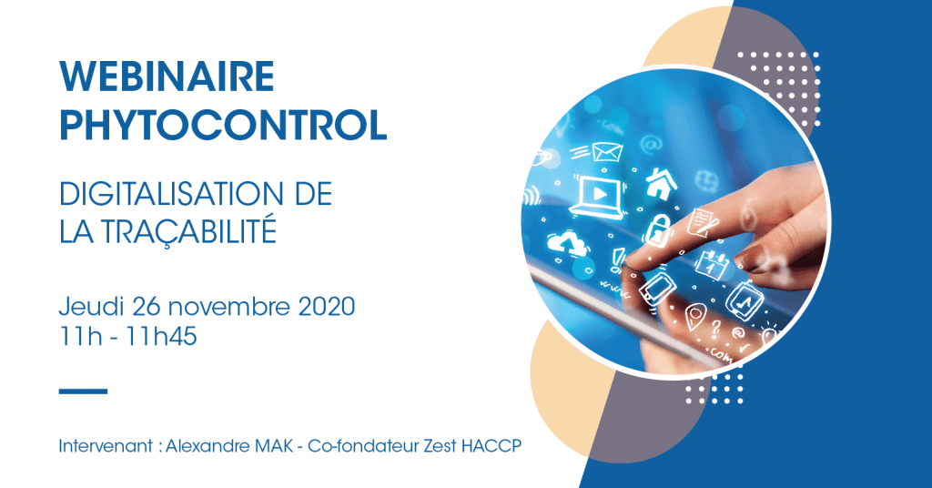 Digitalisation de la traçabilité - Webinaire