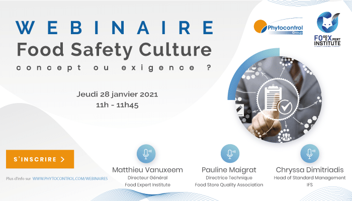 Food Safety Culture – Webinaire
