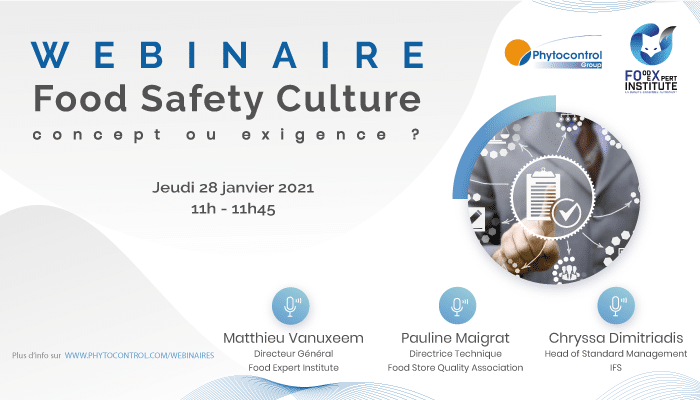 Food Safety Culture - Webinaire