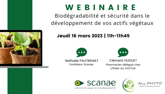 Biodégradabilité et sécurité dans le développement de vos actifs végétaux