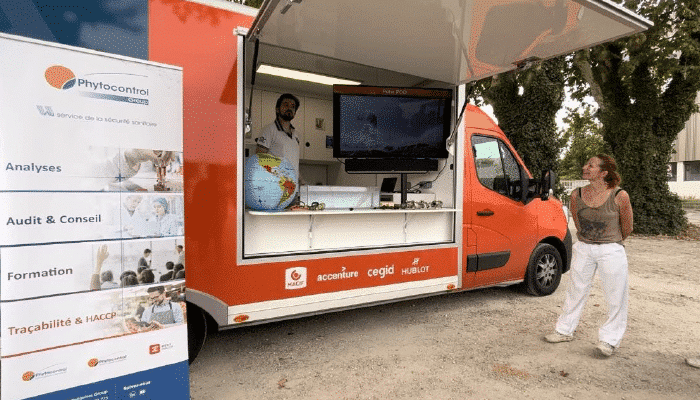 Le PolarPODibus en visite chez Phytocontrol