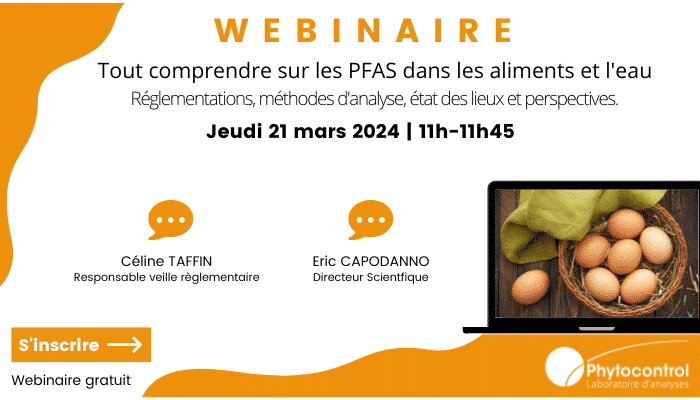 Tout comprendre sur les PFAS dans les aliments et l'eau : Réglementations, méthodes d'analyse, état des lieux et perspectives