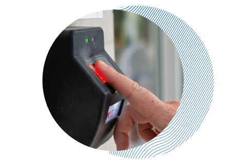 Controllo di accesso biometrico